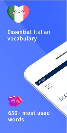 Italian: 684 most used words - Image screenshot of android app