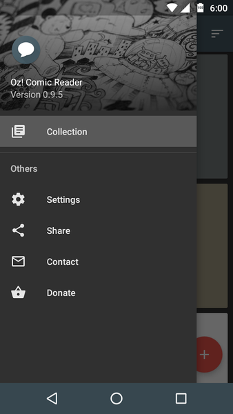 Oz! Comic Reader - Image screenshot of android app