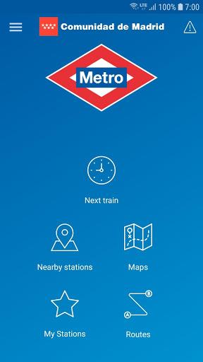 Metro de Madrid Official - Image screenshot of android app