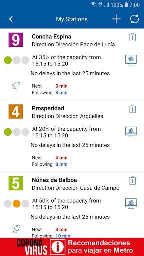 Metro de Madrid Official - عکس برنامه موبایلی اندروید