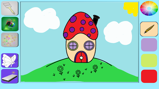 Baby Paint: coloring app - Image screenshot of android app