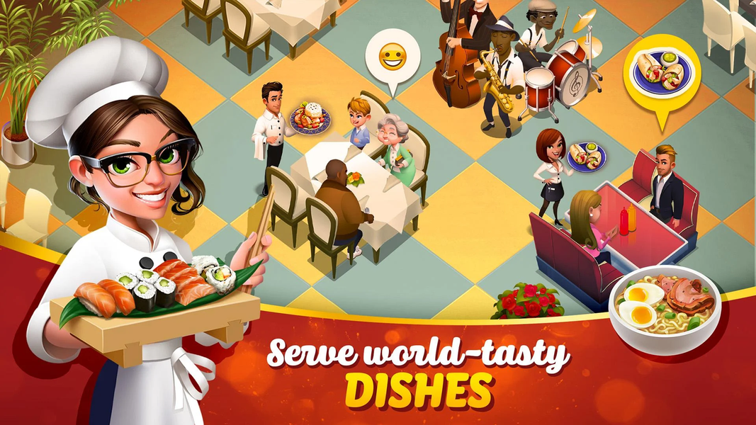 Tasty Town - Gameplay image of android game