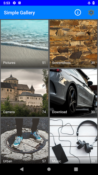 Simple Gallery - Privacy - عکس برنامه موبایلی اندروید