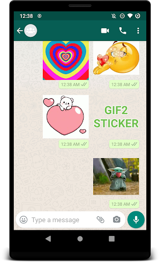 GIF2Sticker Animated Stickers - Image screenshot of android app