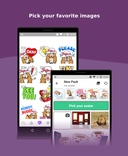 Instant Stickers - عکس برنامه موبایلی اندروید