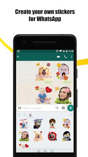 Create Stickers for WhatsApp - عکس برنامه موبایلی اندروید