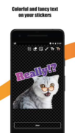 Create Stickers for WhatsApp - Image screenshot of android app