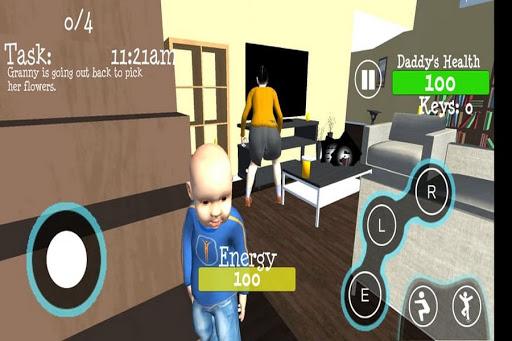 Grandma Granny Simulator house - Gameplay image of android game