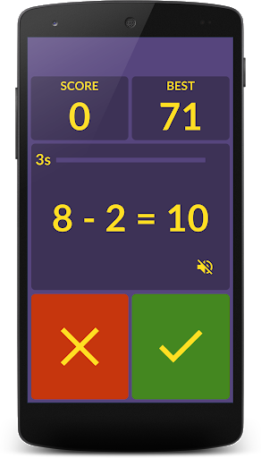 Quick Math - Gameplay image of android game