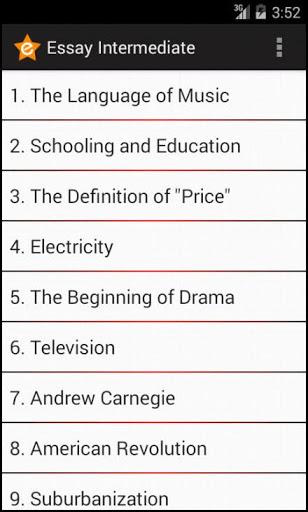 Intermediate English Essay - عکس برنامه موبایلی اندروید