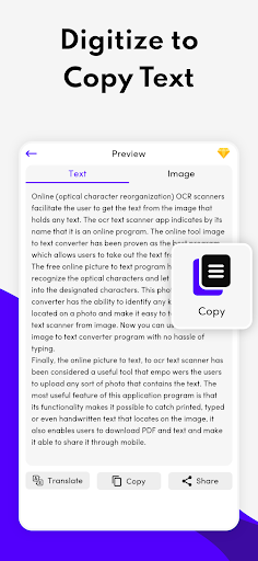 Text Scanner - Image to Text - Image screenshot of android app