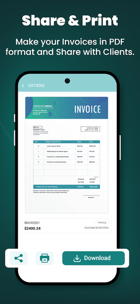 Invoice Maker & Estimate Maker - عکس برنامه موبایلی اندروید