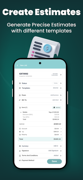 Invoice Maker and Generator - Image screenshot of android app