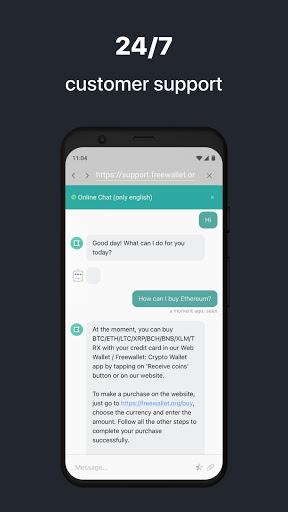 Ethereum Wallet. Buy & Exchange ETH — Freewallet - Image screenshot of android app