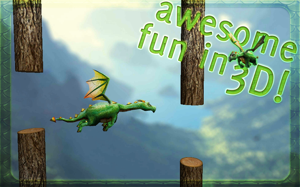 Floppy Dragon 3D - Gameplay image of android game