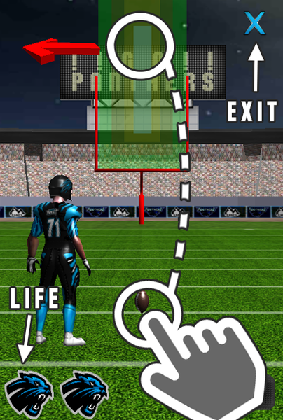 Football Wroclaw Panthers - Gameplay image of android game