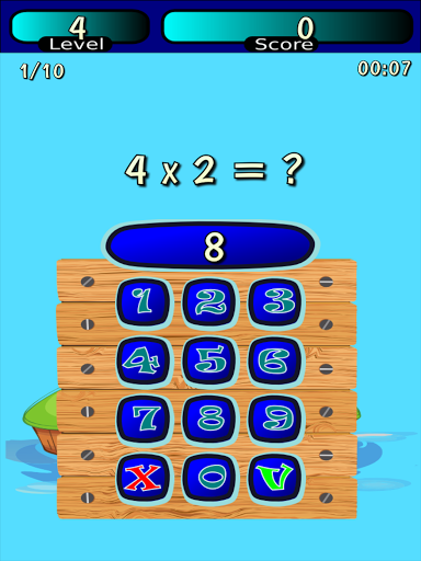Times Tables Math Trainer - عکس بازی موبایلی اندروید