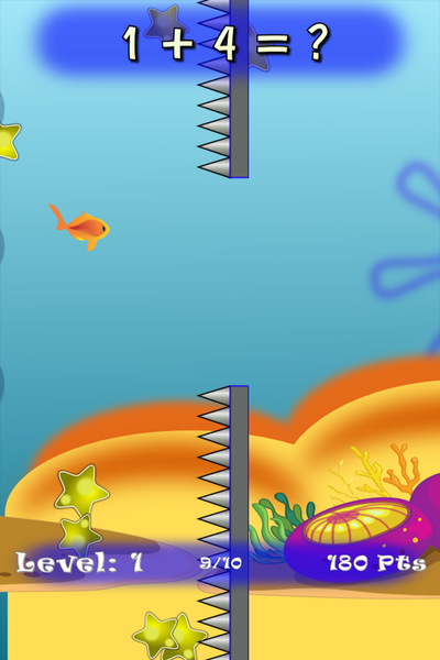 Fish Math Game: +, -, x, : - عکس بازی موبایلی اندروید