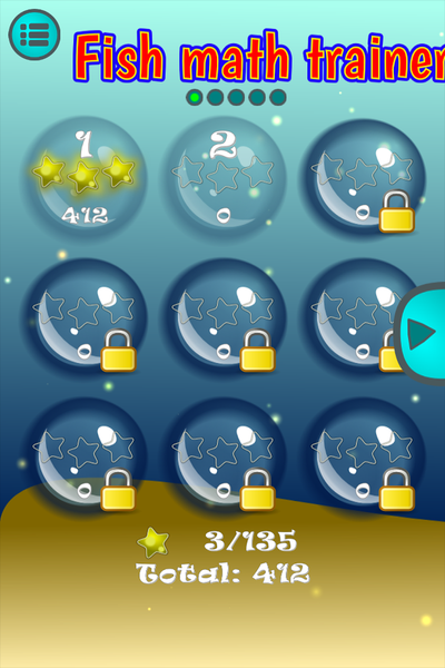 Fish Math Game: +, -, x, : - عکس بازی موبایلی اندروید
