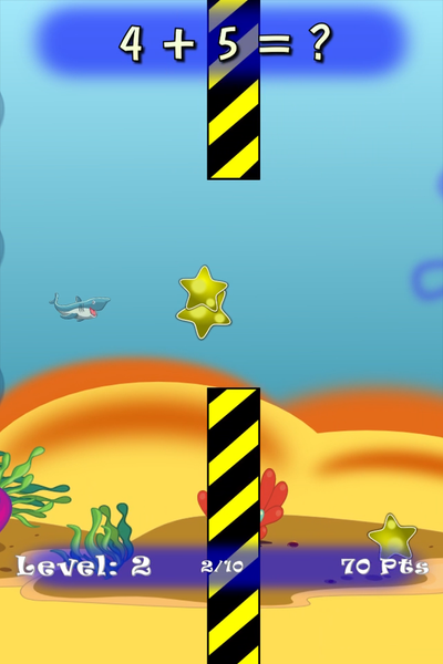 Fish Math Game: +, -, x, : - عکس بازی موبایلی اندروید