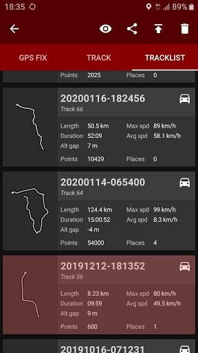 GPS Logger - Image screenshot of android app