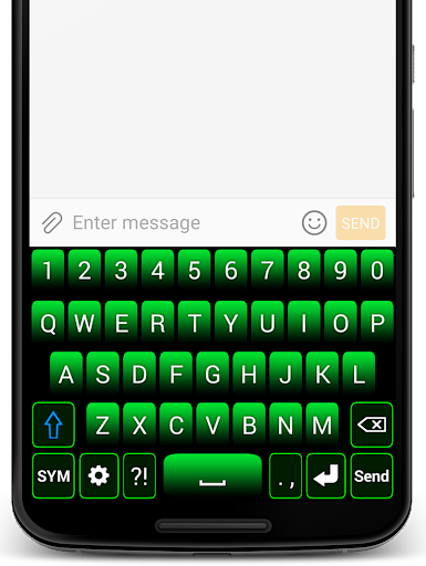 Green Keyboard - Image screenshot of android app