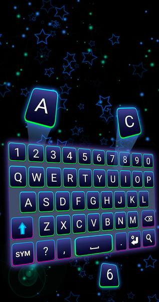 Neon Keyboard - Image screenshot of android app