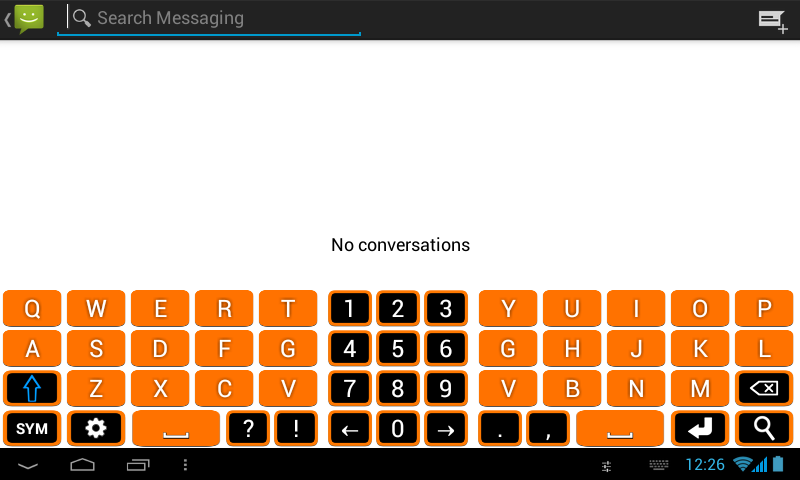 Orange Keyboard - عکس برنامه موبایلی اندروید