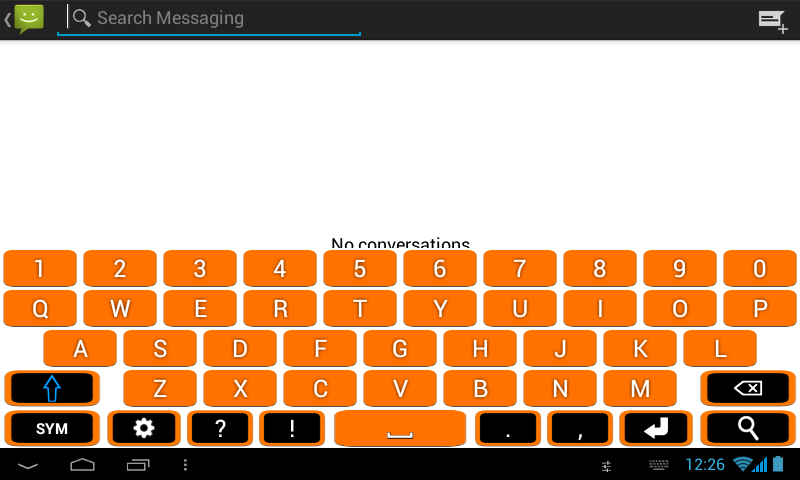 Orange Keyboard - عکس برنامه موبایلی اندروید
