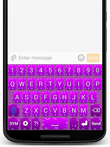 Purple Keyboard - Image screenshot of android app