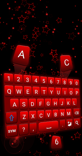 Red Keyboard - Image screenshot of android app