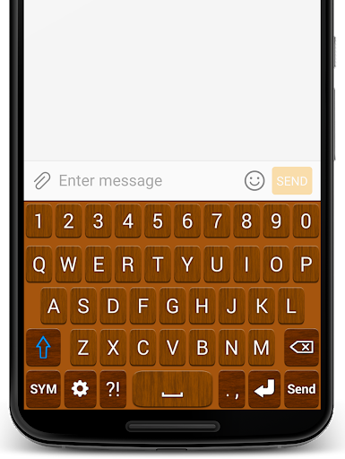 Wood Keyboard - Image screenshot of android app