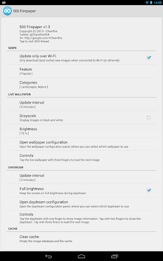 ۵۰۰ Firepaper - عکس برنامه موبایلی اندروید