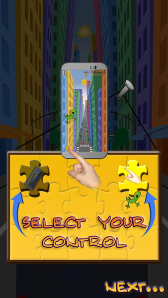 Acrobat Gecko New York - Gameplay image of android game