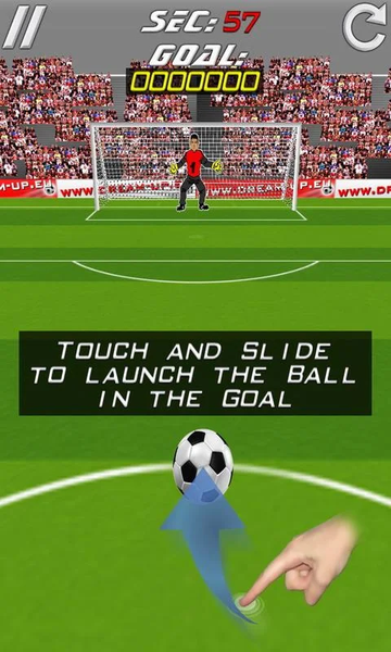 Ball To Goal - Gameplay image of android game