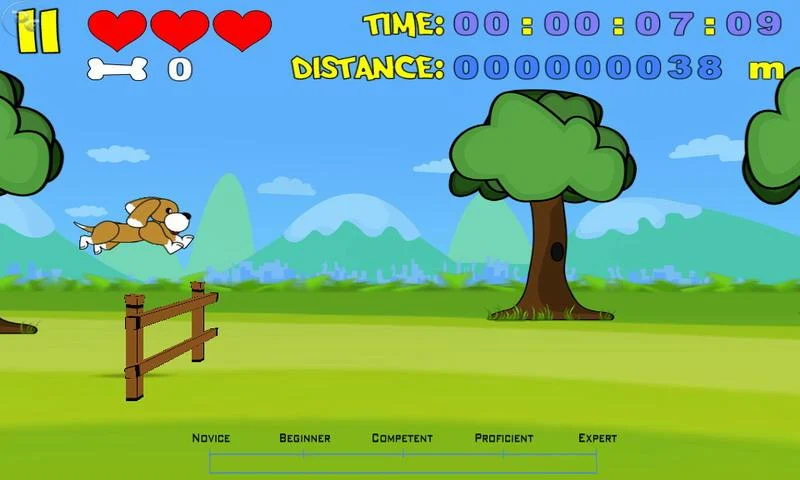 Dog Runner - Gameplay image of android game