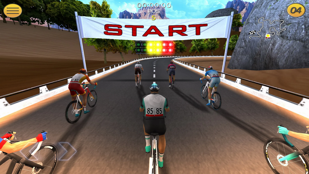 Pro Cycling Tour - Gameplay image of android game
