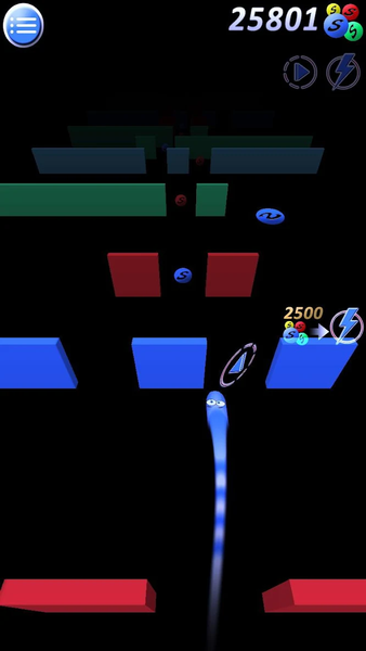 Snake Ball - Gameplay image of android game