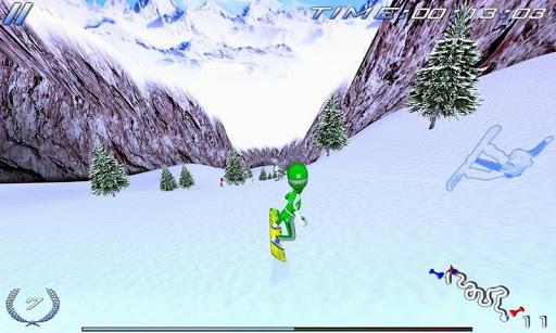 Snowboard Racing Ultimate - Gameplay image of android game