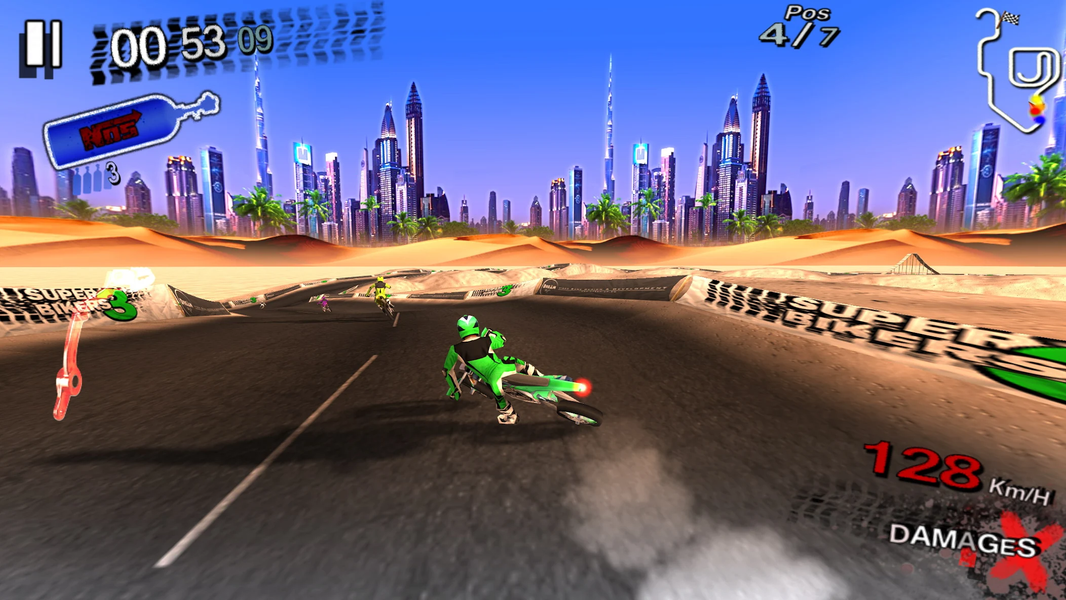 SuperBikers 3 - Gameplay image of android game