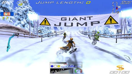 XTrem SnowBike - Gameplay image of android game