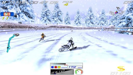 XTrem SnowBike - Gameplay image of android game