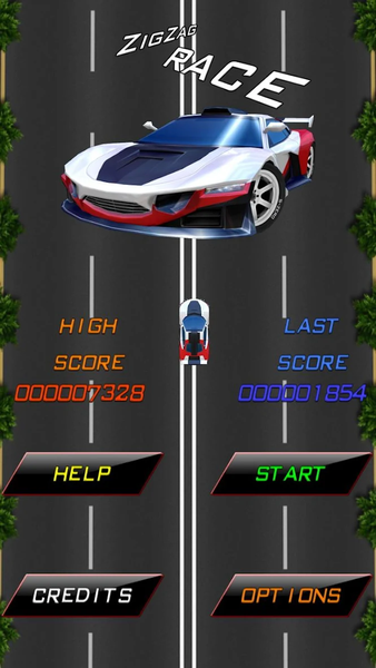 ZigZag Racing - Gameplay image of android game
