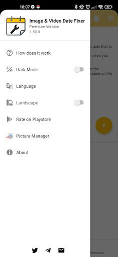 EXIF Image & Video Date Fixer - عکس برنامه موبایلی اندروید
