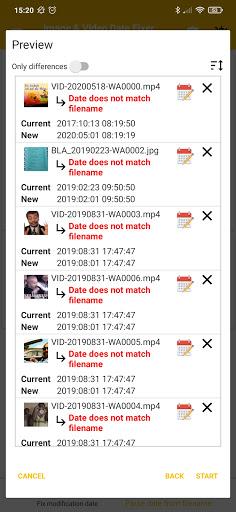 EXIF Image & Video Date Fixer - عکس برنامه موبایلی اندروید