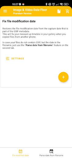 EXIF Image & Video Date Fixer - عکس برنامه موبایلی اندروید