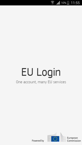 EU Login - Image screenshot of android app