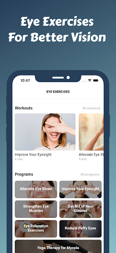 Eye Exercises - Improve Your Eyesight - عکس برنامه موبایلی اندروید