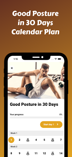 Posture Exercises - Image screenshot of android app