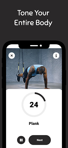 TRX - Suspension Training - عکس برنامه موبایلی اندروید